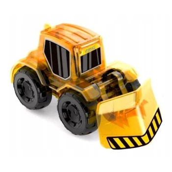 Edukacyjny zestaw solarnych pojazdów budowlanych 3w1 dla dzieci Koparka Betoniarka Spychacz